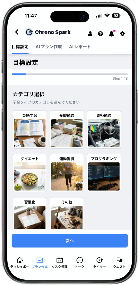 目標設定